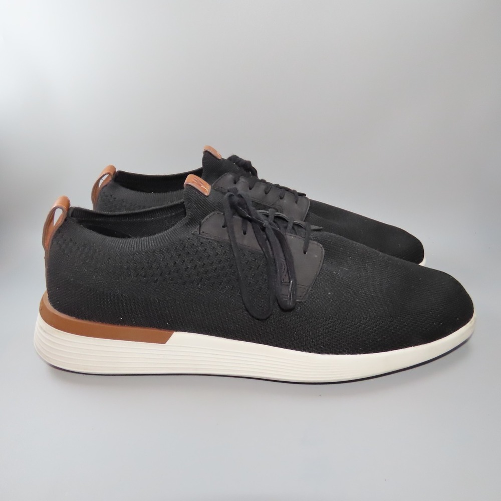 WOLF & SHEPHERD Shoes Mens SZ 14 Black SwiftKnit Swift Knit Lace Up Derby Casual